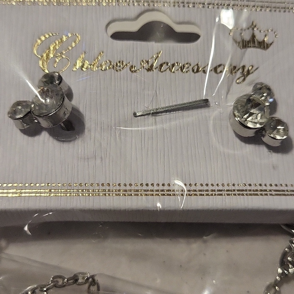 Chloe + Isabel Silver Necklace with Multicolor Accents - Picture 2 of 3